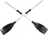 Oars Boat 210cm/82.7in Detachable Afloat Oars, Aluminum Alloy Paddles for Boat, Kayak, Raft, Canoe
