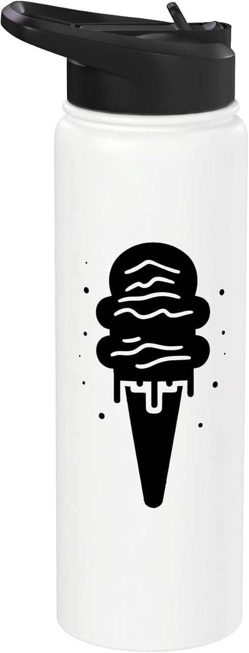 Ice Cream Vendor Shirts and Presents Ice Cream Sorbet Stainless Steel Insulated Water Bottle