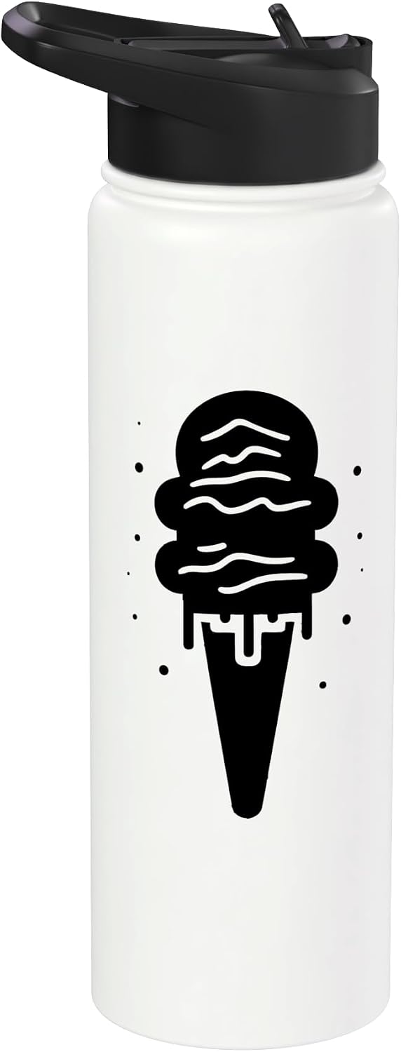 Ice Cream Vendor Shirts and Presents Ice Cream Sorbet Stainless Steel Insulated Water Bottle