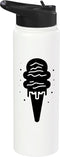 Ice Cream Vendor Shirts and Presents Ice Cream Sorbet Stainless Steel Insulated Water Bottle