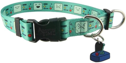 Adventure Time BMO Faces Adjustable Nylon Dog Collar (Small)