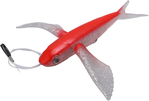 Yummy Keenso Flying Fish with Bright Colors Tuna Lures for Marine Fishing Silicone Stainless Steel