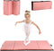 BLKMTY Gymnastics Mats, Folding Exercise Mat Gym Yoga Aerobics Fitness Mats Kids'