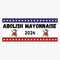 CNW Studio Abolish Mayonnaise 2024 Bumper Sticker Vinyl Decal 5"
