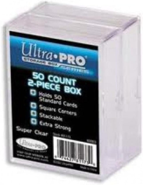 Ultra Pro 50-Count 2-Piece Case (2-Pack), Plastic