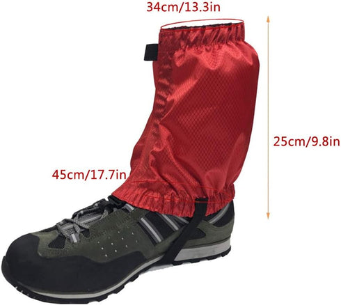 Waterproof Anti-Tear Leg Gaiters for Outdoor Hiking, Walking, Climbing, Hunting, Snow Legging Gaiters