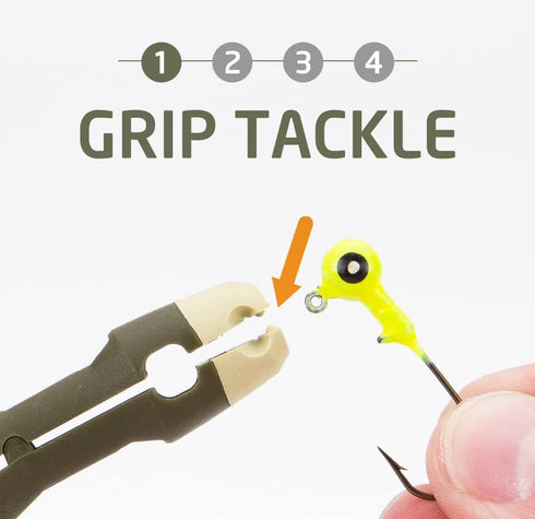 Fishing Knot Tying Tool, Jig Head and Hook Eyelet Grip, Line Threader for Shaky Hands and Poor Eyesight