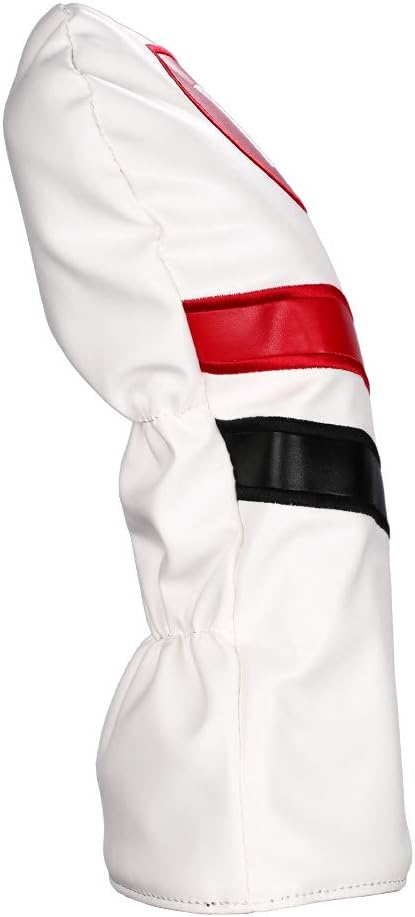 Golf Head Covers 3pcs Set, Driver Fairway Wood Headcovers, Vintage PU Headcovers for Golf Club by LONGCHAO