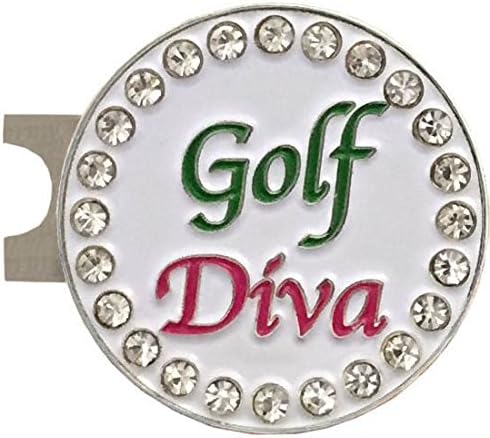 Par 3 Kit Golf Accessories, Includes Towel, Tee Bag with 4 Tees, and Bling Golf Ball Marker with Hat Clip