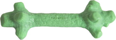 Pet Qwerks Nylon Stick BarkBone - Durable Dog Toys for Aggressive Chewers - Mint Flavor - 6"