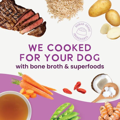 Immunity, 3 oz (Pack 20) Health Extension Gently Cooked Beef & Potato Dog Food, Human-Grade and Shelf-Stable