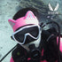 Scuba Diving Headband Pink Cat Kitty 2mm Neoprene Wetsuit Hood for Women Youth, Thermal Hair Band