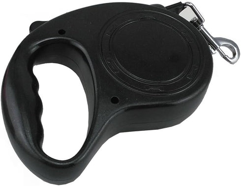 yueton 16 ft Retractable Leash for Pet Dog Cat Puppy, Traction Rope Walking Lead (Black)