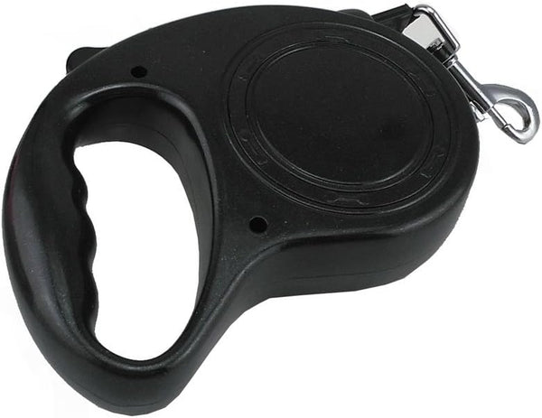 yueton 16 ft Retractable Leash for Pet Dog Cat Puppy, Traction Rope Walking Lead (Black)
