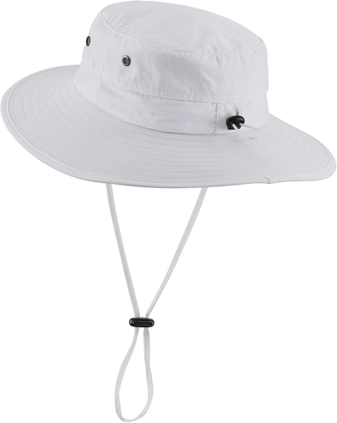 Home Prefer UPF50+ Mens Sun Hat, Wide Brim Fishing Hat for Sun Protection, Bucket Hat for Beach Gardening Golf