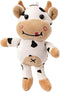 1Pc Pet Chew Toy - Puppy Molar Animal Shape Bite Resistant Plush Toy for Small Medium Large Dogs, Black&White (ZS441)