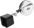 Retractable Billiards Snooker Pool Cue Chalk Holder with Drawing Belt Clip
