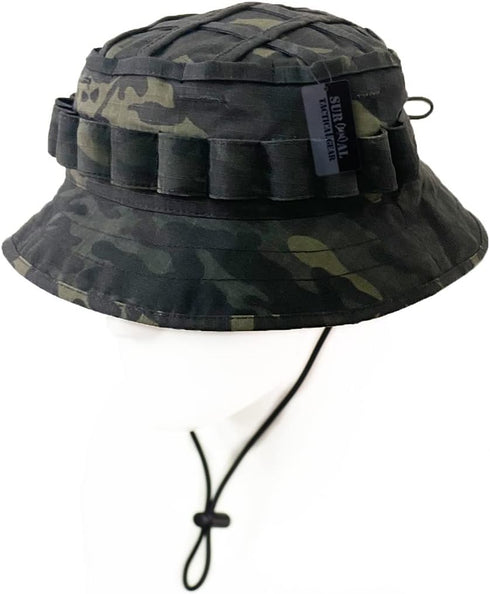 ZAPT Boonie Hat Military Camo Cap, Adjustable Jungle Bush Hat for Hunter Sniper