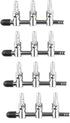 Aquarium Fish Tank Air Flow Control Pump, 3 Way Inline Manifold Tubing Splitter Valve, 4-Pack