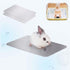 Rabbit Cooling Pad, FIPASEN 11.8x7.9 IN Mat for Hamster, Bunny, Guinea Pig & Small Pets - 2PCS
