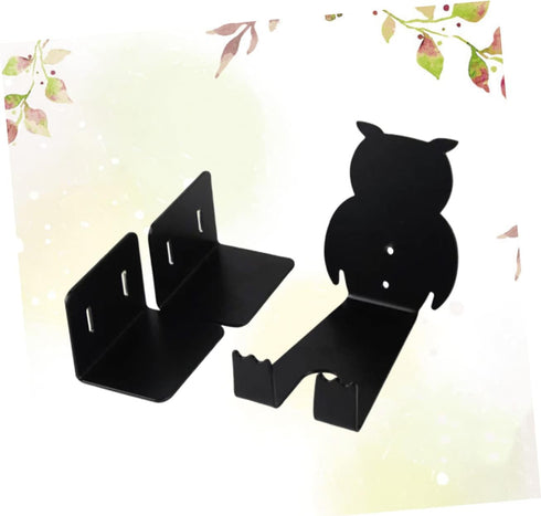 Kisangel Bike Holder 1 Set Cycle Wall Mount Holder, Black Creative Supplies Hanger Hook Storage Bike Rack