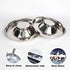 Stainless Steel Puppy Kitten Dish, Whelping Weaning Dishes Feeder, 11.8inch (2 Pack)