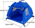 Breathable Washable Pet Puppy Kennel - Folding Indoor Outdoor House Bed Tent (Rose Red, M)
