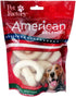 Pet Factory American Beefhide Pretzels Dog Chew Treats, 3-3.5", 4 Count/1 Pack