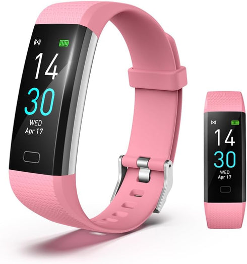 Fitness Tracker with Blood Pressure, Heart Rate, Blood Oxygen Monitor, Health Tracker for Kids, Men, Women