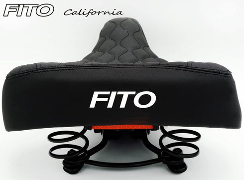 Fito Oversize 10.5" x 9.5" Synthetic Leather Retro Beach Cruiser Bike Seat