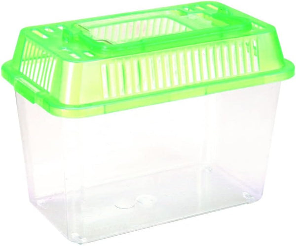 Fish Tank Home and Fish Supplies | Portable Critters Betta Tank | Color Transparent Small Reptile Tank