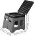 Portable Travel Potty Emergency Folding Toilet for Camping Rv and Outdoor Use Durable Material Lightweight and Compact
