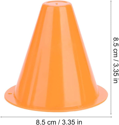 Soccer Training Cone, 10pcs Soccer Cones, Training Sports Football Equipment Barriers, Plastic Marker Holder for