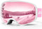 Kids Ski Goggles, Toddler Snowboard Goggles for Boys Girls Aged 3-14, 100% UV Protection OTG