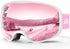 Kids Ski Goggles, Toddler Snowboard Goggles for Boys Girls Aged 3-14, 100% UV Protection OTG