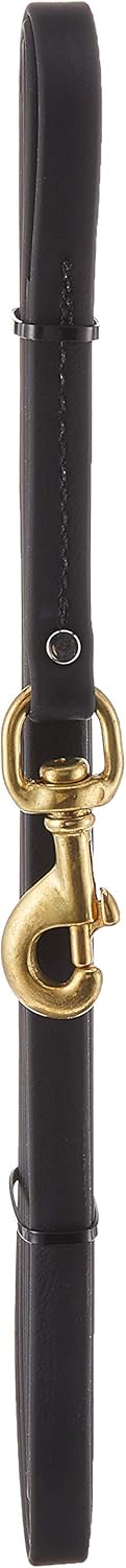 Signature k-9 Biothane Long Line 15-Feet x 5/8-Inch, Black