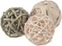 Natural Chew Activity Toys - Chew Grass Balls and Rolling Chew Toys for Bunny, Improve Dental Health for Rabbit