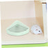 Abaodam Guinea Pig Litter Box Ceramic Pet Toilet Potty Pad Holder Indoor Rabbit Potty Tray Stain-Resistant Easy