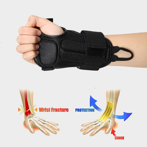 Pro Wrist Guards for Snowboarding and Skateboarding, Sport Protection Brace Gloves