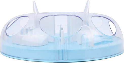Pssopp Interactive Cat Puzzle Feeder, Interactive Toys Enrichment Slow Feeding Food Dispenser Toy for Pets Play