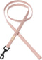 FuzzYard Life Dog Lead, Size L, Stylish Premium Cotton Design in Soft Blush for Everyday Walking