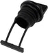 Quluxe 4 Pcs Black Plastic Hull Drain Plug Kit, Replacement Accessories for Kayak Canoe Boat Drain Holes
