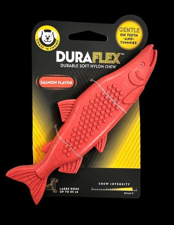 Generic Durable Dog Chew Toy Salmon Flavor, Large Size