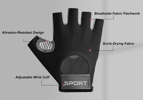 Eohak Workout Gloves for Men & Women Full Palm Protection Breathable Exercise Gloves, Lightweight Fitness Gloves
