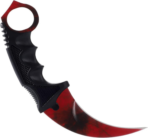 TOPOINT Karambit Knife, Stainless Steel Fixed Blade Knife for Hunting, Camping, Field Survival, Red