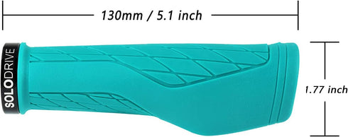 SOLODRIVE Ergonomic Design Mountain Bike Grips, Comfortable Handlebar Grips, Fit MTB, E-Bike, Scooter
