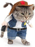 Halloween Cat Cowboy Costume Hat - Funny Costume for Cats & Small Dogs, XL