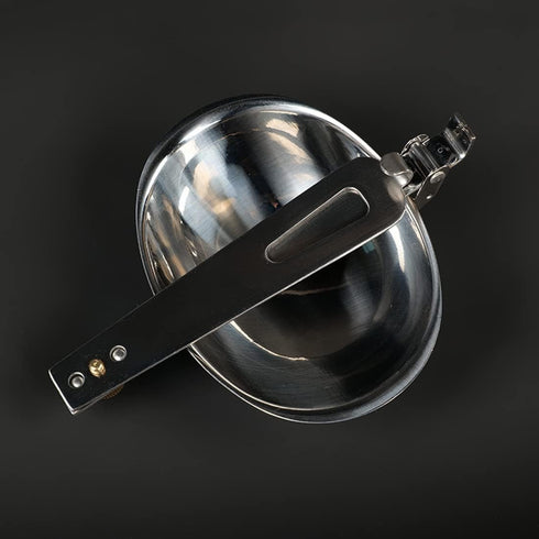 Portable Stainless Steel Camping Tableware Folding Spoon Soup Ladle