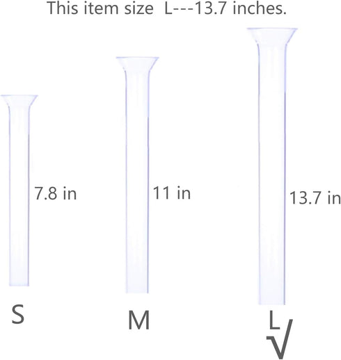 Aquarium Shrimp Feeding Dish and Tube Kit, Glass Feeder Tube, Acrylic Dish, Holder, 3 Lengths, 7.8, 11, 13.7 Inches