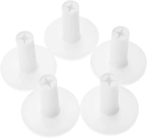 MUXSAM Golf Rubber Tee Holder, 5-Pack 2" Golf Mat Tees for Indoor Outdoor Practice